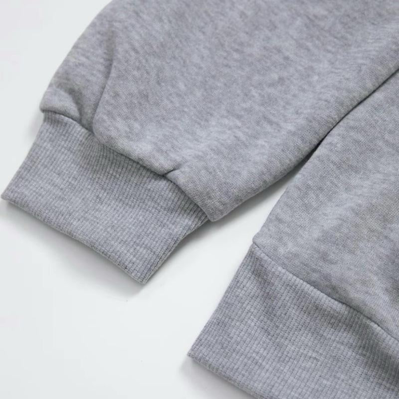 24 pc Grey quality zipper hoodie