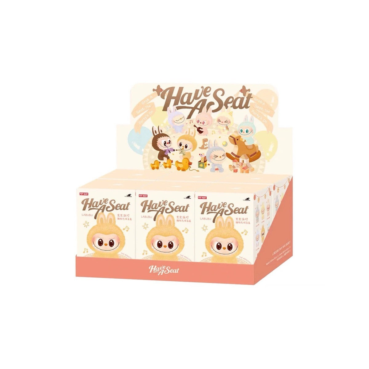 Pop Mart Labubu The Monsters Have A Seat, Big into energy Vinyl Plush Single Blind Box
