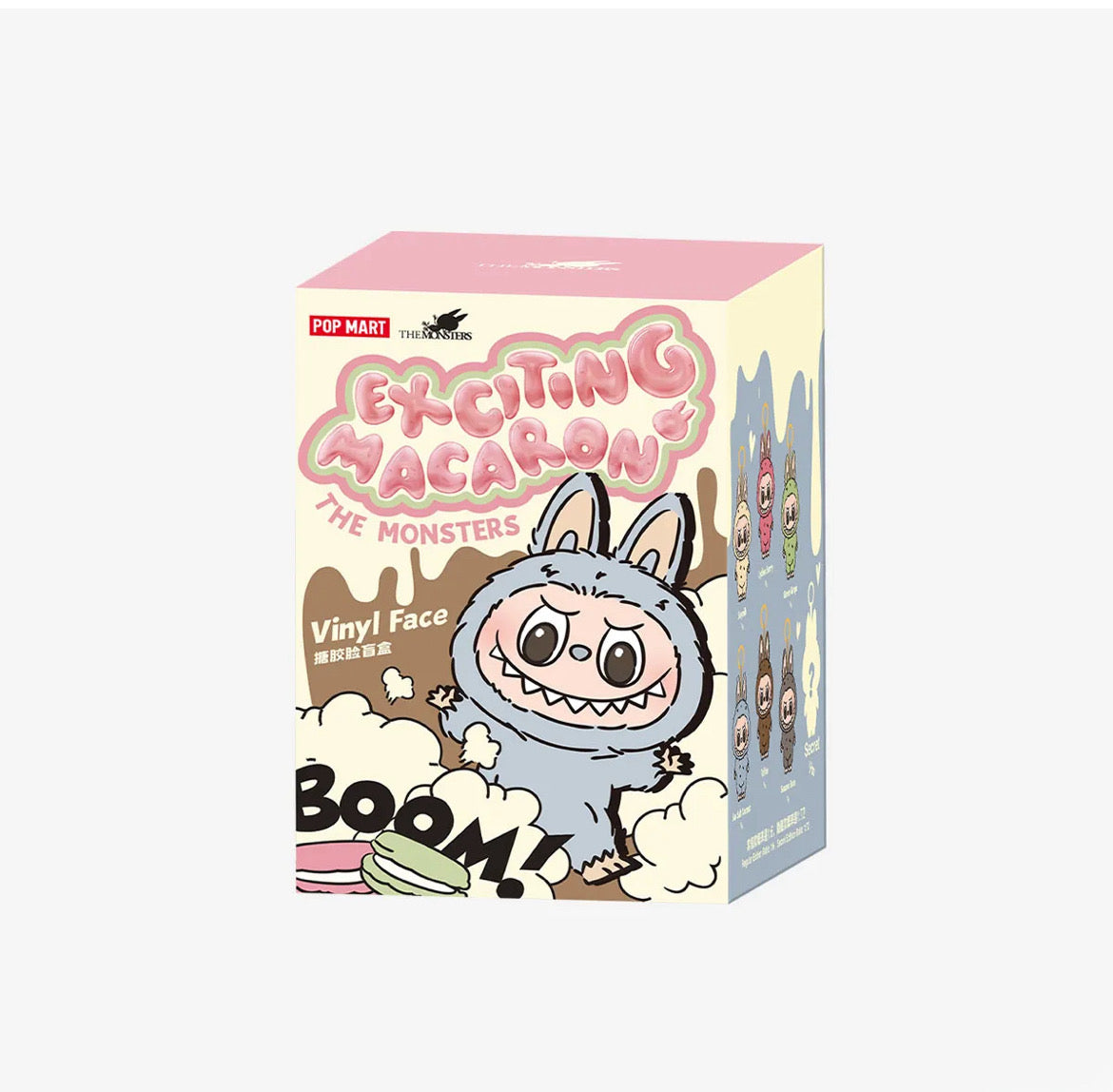Pop Mart Labubu The Monsters Exciting macaron, Big into energy Vinyl Plush Single Blind Box