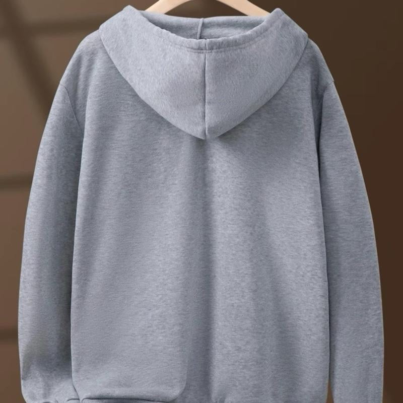 24 pc Grey quality zipper hoodie
