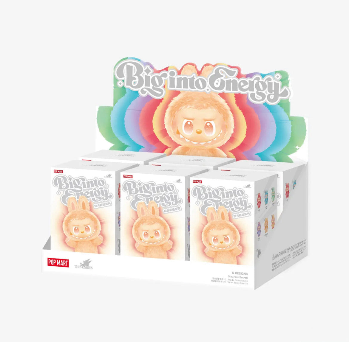 Pop Mart Labubu The Monsters Have A Seat, Big into energy Vinyl Plush Single Blind Box